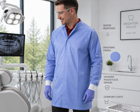 Fundamental MAXIMA Jacket – Durable, Professional Comfort for Clean Workspaces